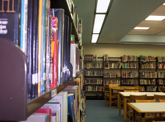 high school library
